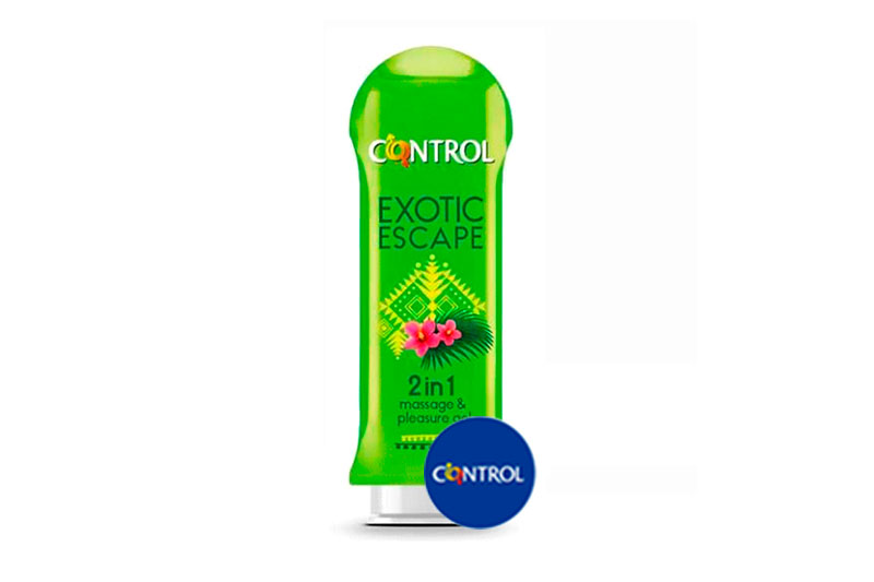 CONTROL Lubricante 2en1 MASAJE Exotic Escape