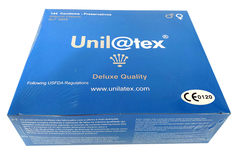 Unilatex Natural 144 Preservativos